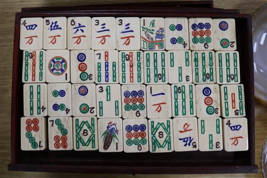 A Mahjong set